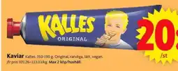 ICA Supermarket KALLES Kaviar erbjuda