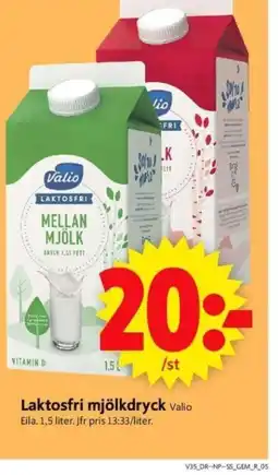 ICA Supermarket VALIO Laktosfri Mjölkdryck erbjuda
