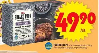 ICA Supermarket ICA Pulled Pork erbjuda