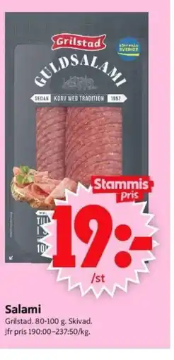 ICA Supermarket GRILSTAD Salami erbjuda