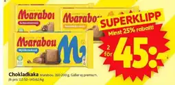ICA Supermarket MARABOU Chokladkaka erbjuda