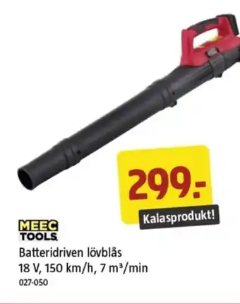 Jula MEEC TOOLS Batteridriven lövblås erbjuda