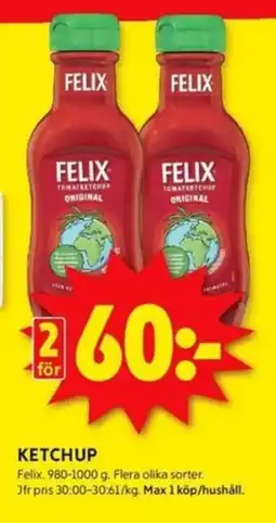 ICA Kvantum Ketchup erbjuda