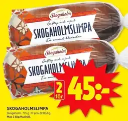 ICA Kvantum SKOGAHOLMSLIMPA erbjuda