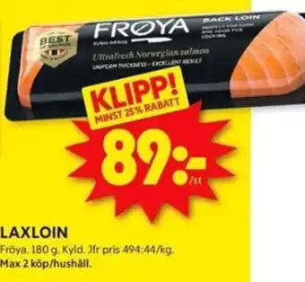 ICA Kvantum Laxloin erbjuda