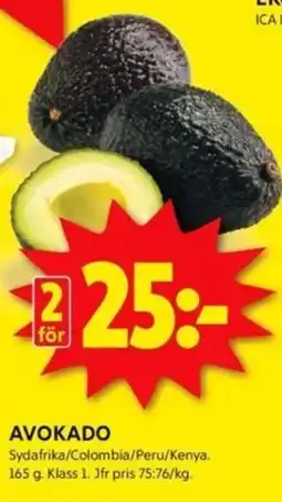 ICA Kvantum Avokado erbjuda