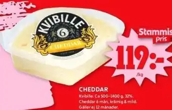 ICA Kvantum Cheddar erbjuda