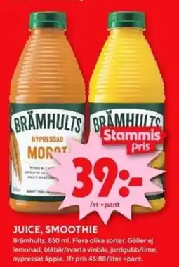 ICA Kvantum Juice, smoothie erbjuda
