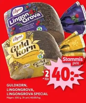 ICA Kvantum Guldkorn, Lingongrova, Lingongrova special erbjuda