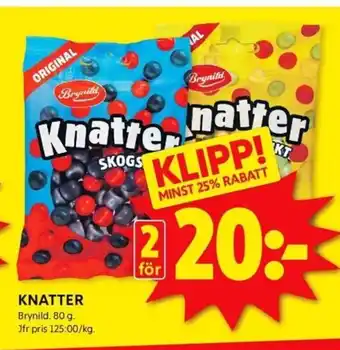ICA Kvantum Knatter erbjuda