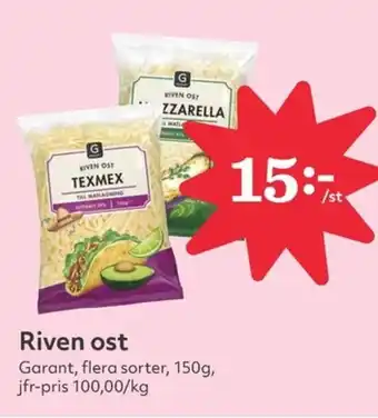 Hemköp GARANT Riven Ost erbjuda