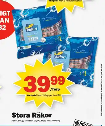 Pekås Stora Räkor erbjuda
