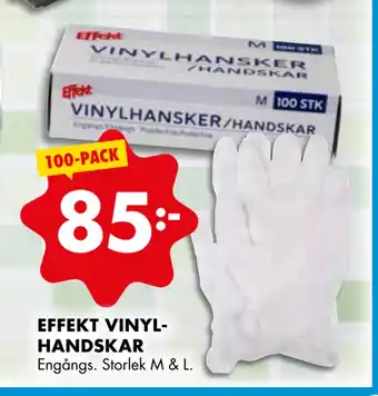 ÖoB EFFEKT VINYLHANDSKAR erbjuda