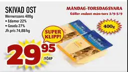 Nya Pulsen SKIVAD OST erbjuda