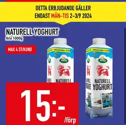 Matdax NATURELL YOGHURT erbjuda