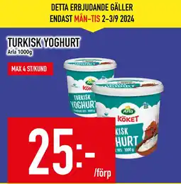 Matdax TURKISK YOGHURT erbjuda