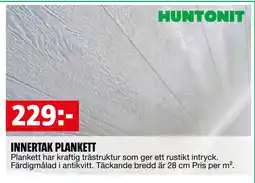 Bauhaus INNERTAK PLANKETT erbjuda