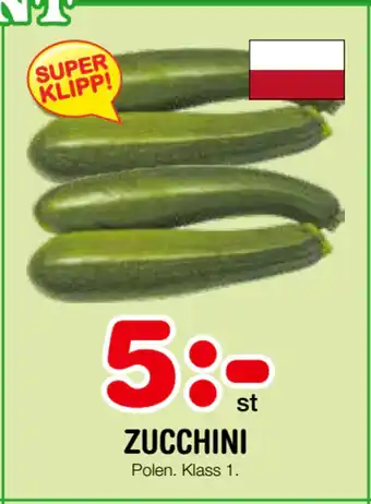 Nya Pulsen ZUCCHINI erbjuda