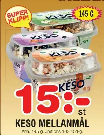 Nya Pulsen Keso mellanmål erbjuda