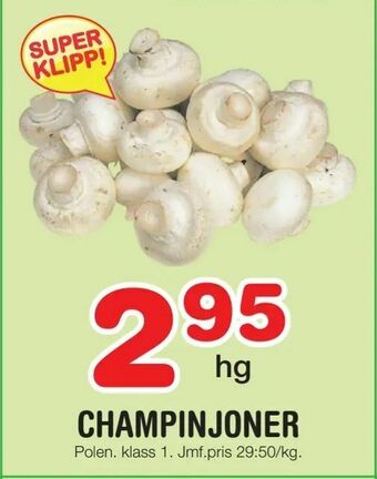 Nya Pulsen Champinjoner erbjuda
