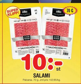Nya Pulsen Salami erbjuda