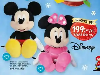 Leklust Disney. Musse eller Mimmi Pigg erbjuda