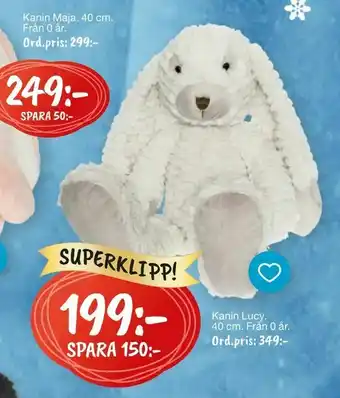Leklust Kanin Lucy erbjuda
