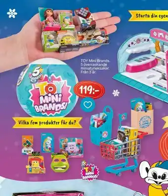 Leklust TOY Mini Brands erbjuda