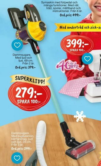 Leklust Dammsugare erbjuda
