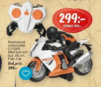 Radiostyrd motorcykel