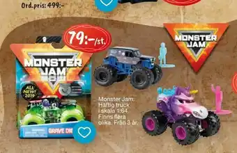 Leklust Monster Jam Häftig truck i skala 1,64 erbjuda