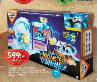 Monster Jam Lekset med biltvätt