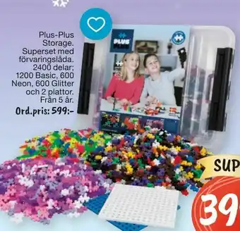 Leklust Plus-Plus Storage erbjuda