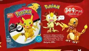Leklust Pokémon. Mega Construx erbjuda