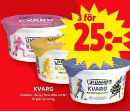 ICA Maxi LINDAHLS Kvarg erbjuda