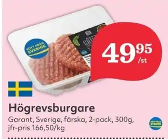 Hemköp GARANT Högrevsburgare erbjuda