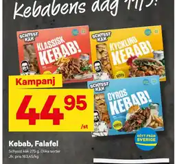 City Gross Kebab, Falafel erbjuda