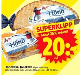ICA Supermarket PÅGEN Hönökaka, Jollekaka erbjuda