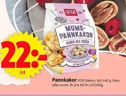 ICA Supermarket POP BAKERY Pannkakor erbjuda
