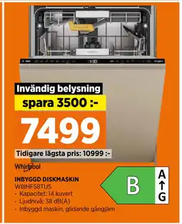 Power INBYGGD DISKMASKIN erbjuda