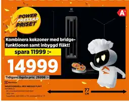 Power INDUKTIONSHÄLL MED INBYGGD FLÄKT erbjuda