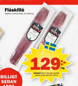 Pekås Fläskfilé erbjuda