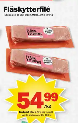 Pekås Fläskytterfilé erbjuda