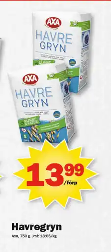 Pekås Havregryn erbjuda