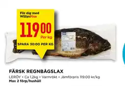 Willys FÄRSK REGNBÅGSLAX erbjuda