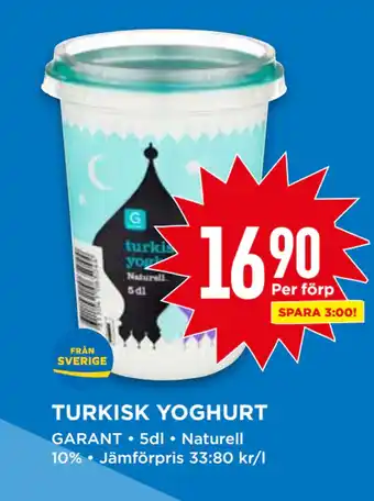 Willys TURKISK YOGHURT erbjuda