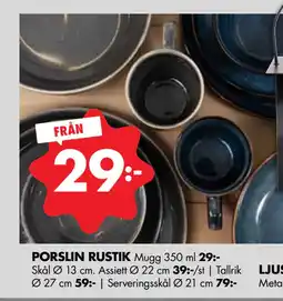 ÖoB PORSLIN RUSTIK erbjuda