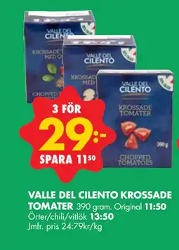ÖoB VALLE DEL CILENTO KROSSADE TOMATER erbjuda