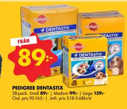 ÖoB PEDIGREE DENTASTIX erbjuda