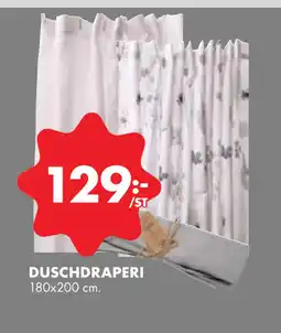 DUSCHDRAPERI